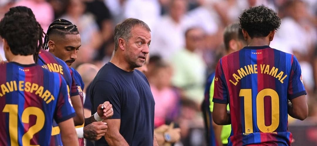 Flick sets new Barcelona wins record after Valencia thrashing
