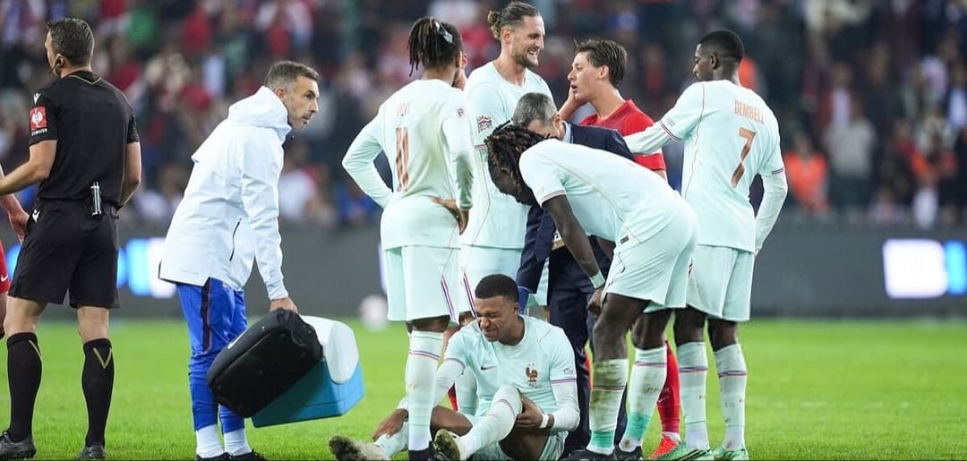 Mbappé to leave France camp after tendon injury