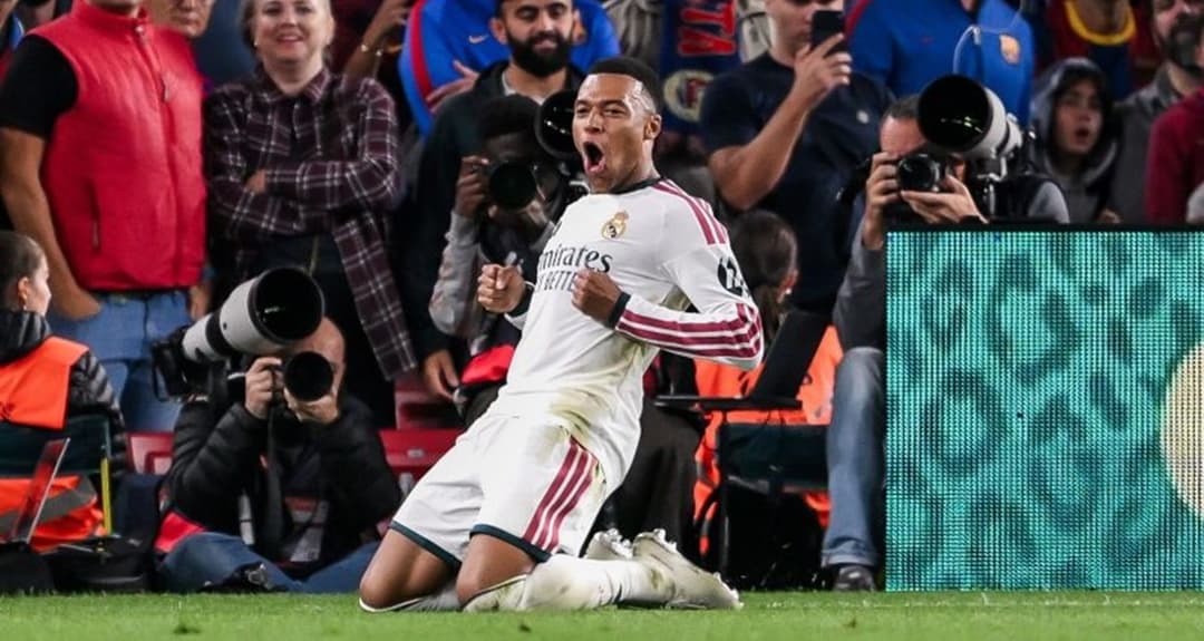 Mbappe reaches 100 Real Madrid goals in Clasico win